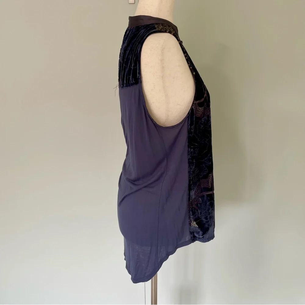 TINY x ANTHROPOLOGIE Velvet Ileana Tank Top - Picture 6 of 12